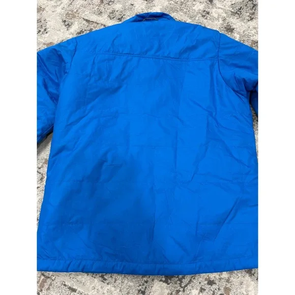 Columbia Omni-Heat Interchange Puffer Jacket Mens Small Blue Insulated Full Zip - Picture 9 of 10